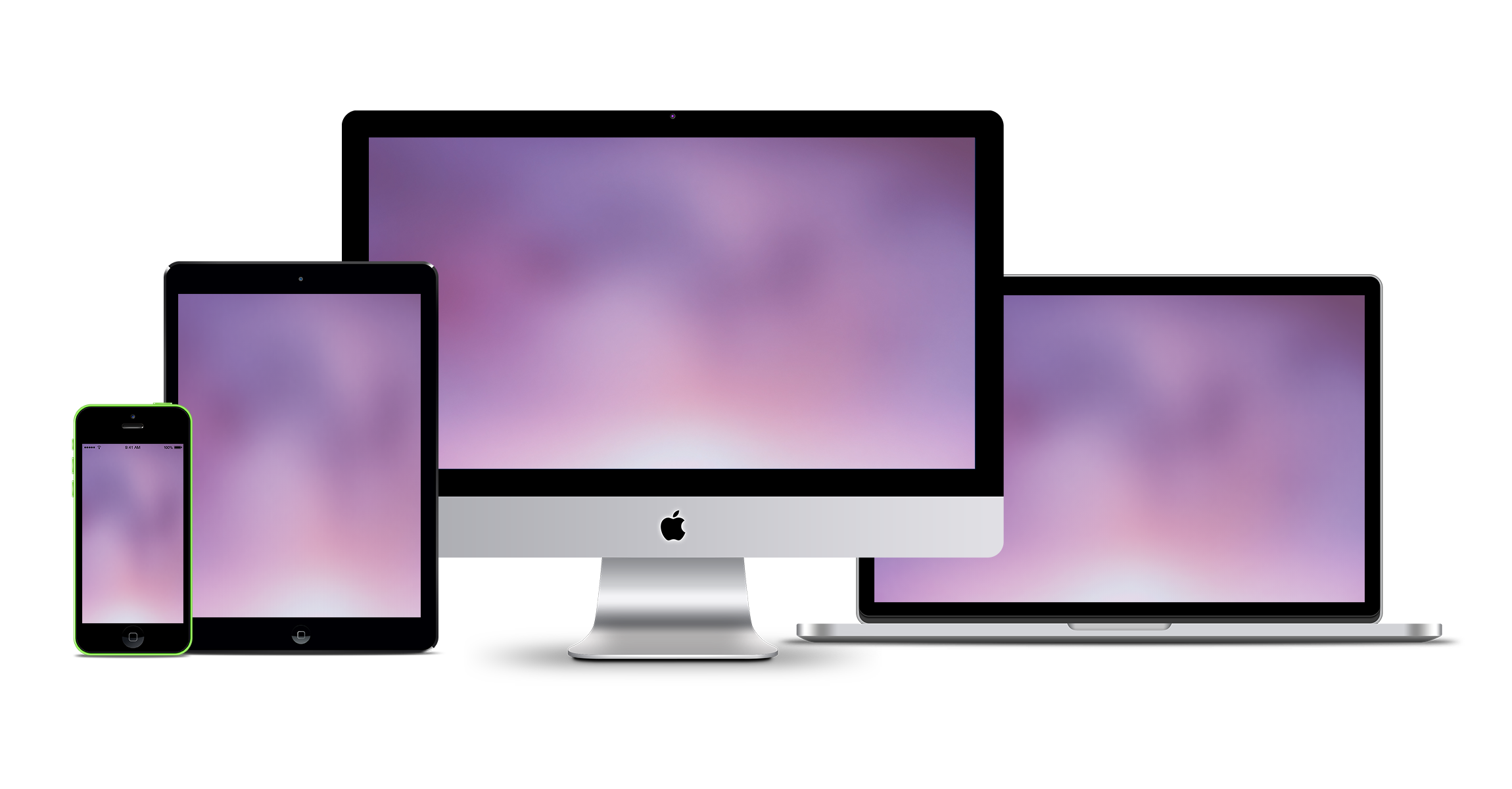 Website Web Apple Mockup Laptop Modern Design PNG Image