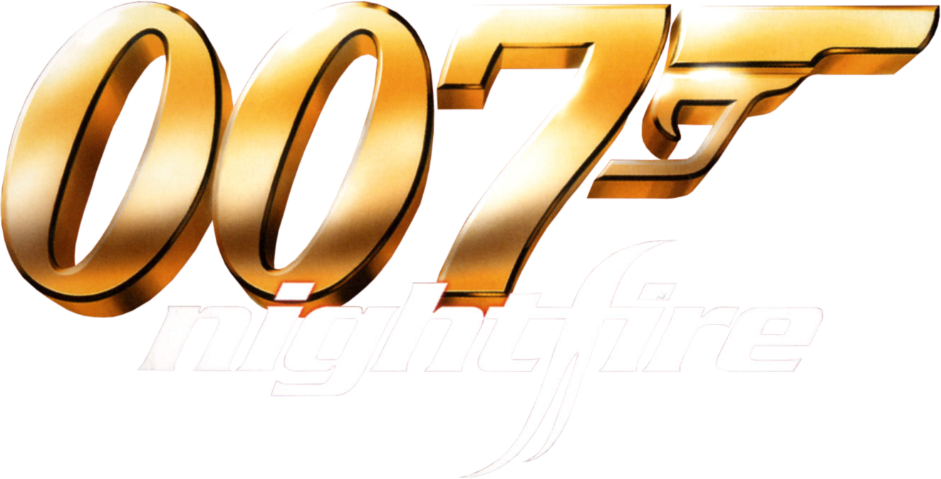 Gold Nightfire James 007 Goldeneye Text Bond PNG Image