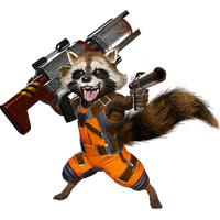 Raccoon Photos Cartoon Rocket Download HD PNG