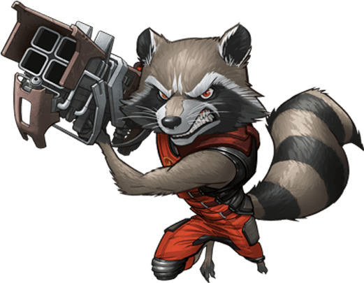 Raccoon Rocket Free Photo PNG Image