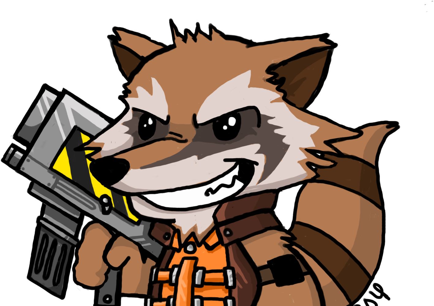 Raccoon Rocket PNG File HD Transparent PNG Image