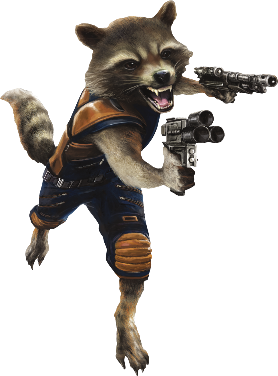 Raccoon Guardian Rocket PNG Image High Quality PNG Image