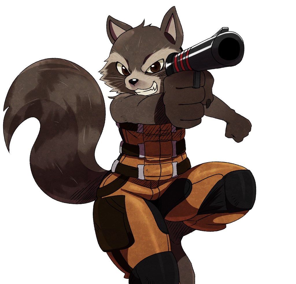 Raccoon Rocket Marvel PNG Image High Quality PNG Image