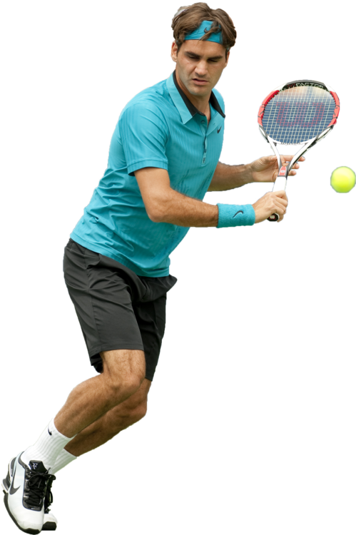 Roger Federer Clipart PNG Image
