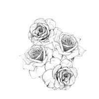 Tattoo Flash Rose Artist HQ Image Free PNG PNG
