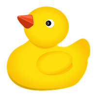 Rubber duck Transparent PNG Image