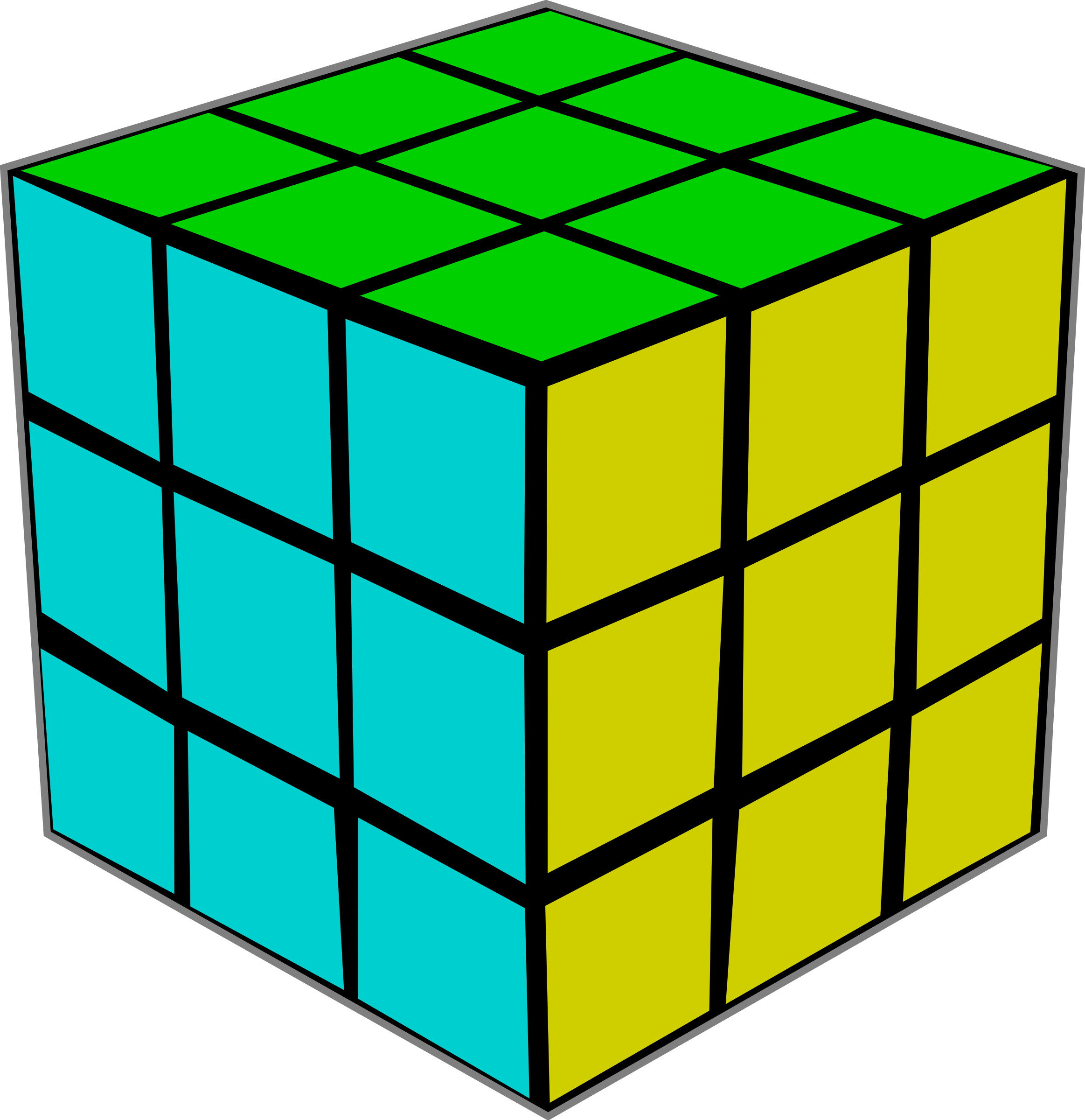 Rubik's Cube Transparent PNG Image
