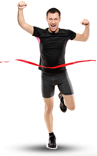 Runner man Transparent PNG Image