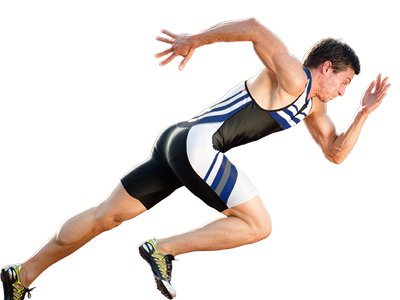 Runner man Transparent PNG Image