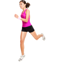 Running girl PNG