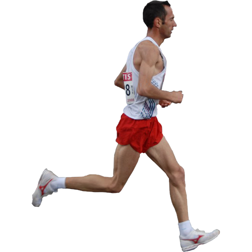 Runner man Transparent PNG Image