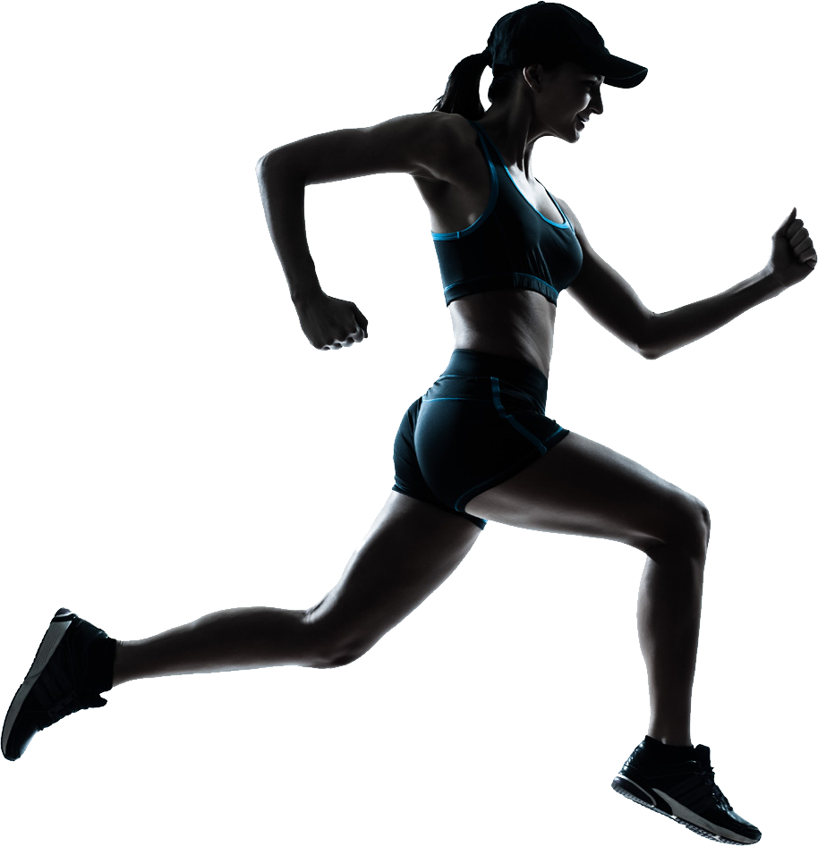 Photos Running Vector Athlete Female PNG Image