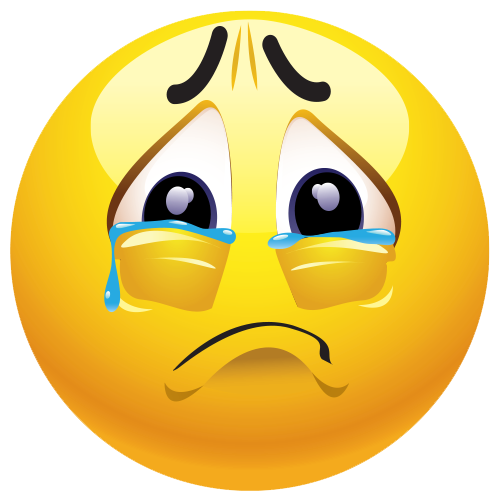 Sad Emoji Clipart PNG Image