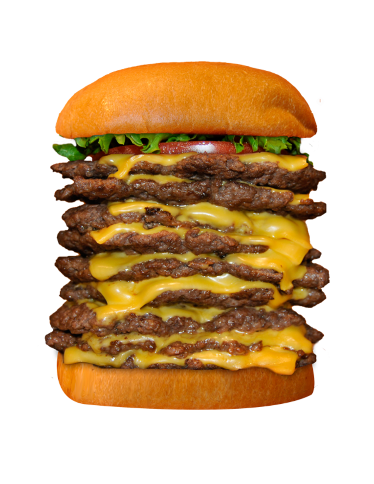Hamburger Mcdonald'S Cheeseburger Pounder Baconator Quarter Patty PNG Image
