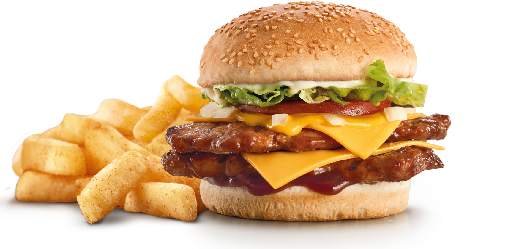 Download King Hamburger Food Ribs Fries Fast Burger Hq Png Image Freepngimg