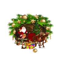 Claus Day Decoration Santa Year Christmas