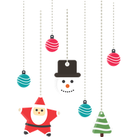 Snowman And Gift Claus Ornament Decoration Pendant