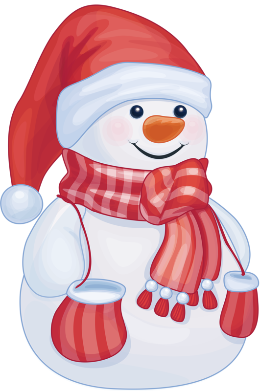 Snowman Cute Claus Paper Santa Christmas PNG Image