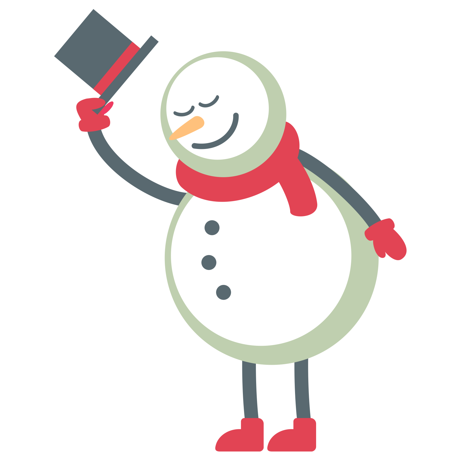 Snowman Beautiful Portable Claus Day Santa Graphics PNG Image
