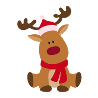 Reindeer Claus Deer Rudolph Santa Download HD PNG PNG Image