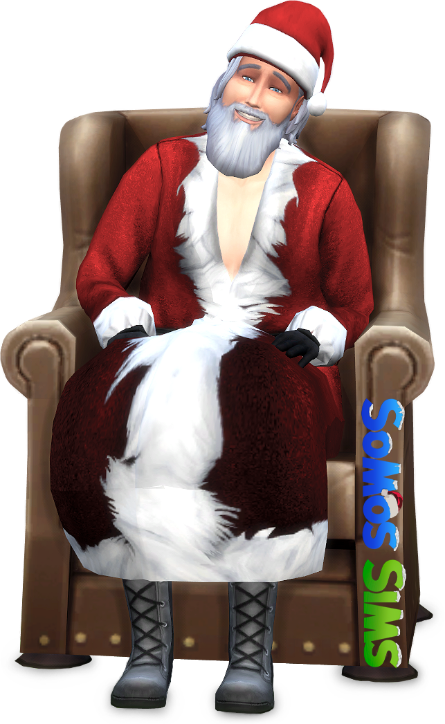 Sims Claus Character Fictional Santa Clothing PNG Image
