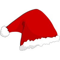 Santa Claus hat Transparent PNG Image