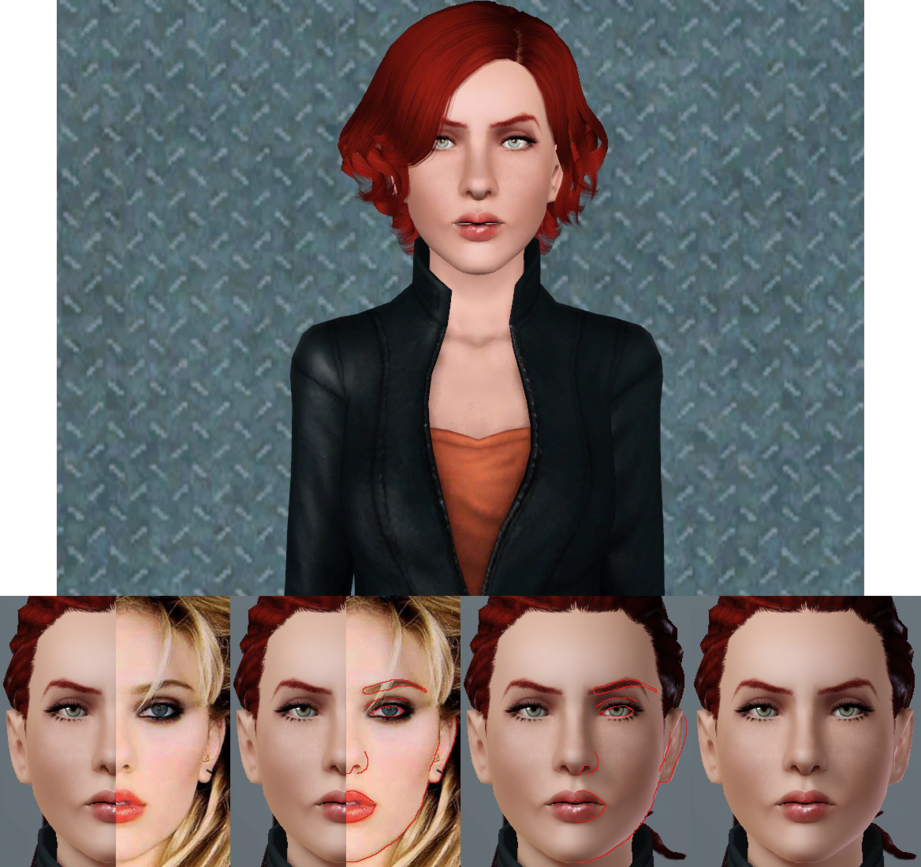 Download Sims Wig Johansson Brown Hair Scarlett Hq Png Image Freepngimg