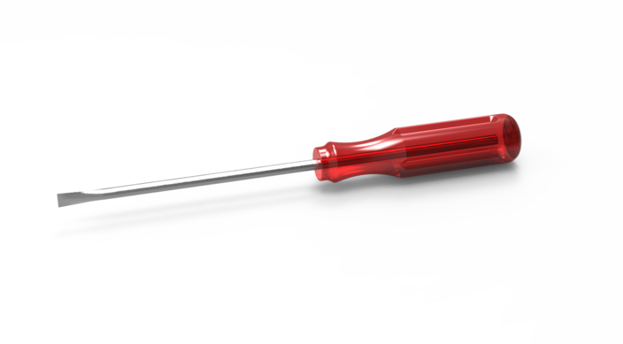 Flat Head Screwdriver PNG Image