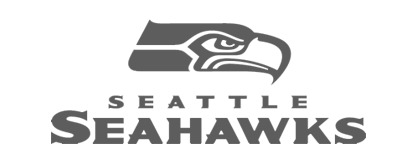 seahawks logo black and white