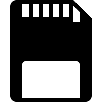 Secure Digital SD card PNG