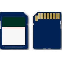 Secure Digital SD card PNG