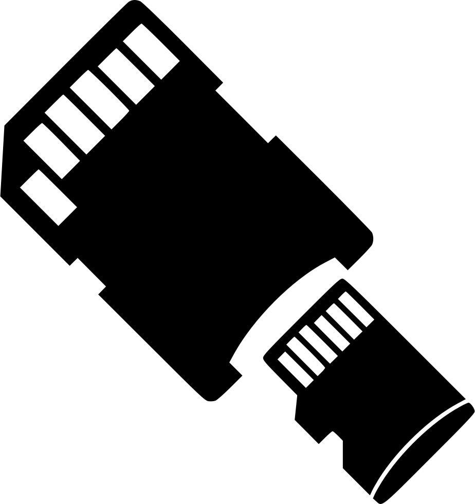 Secure Digital SD card Transparent PNG Image