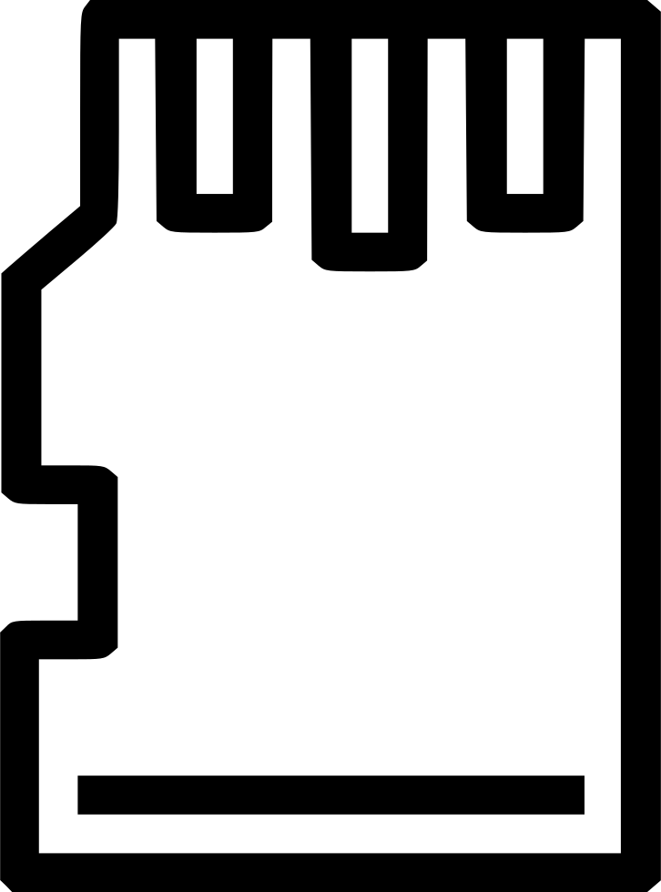Secure Digital SD card Transparent PNG Image