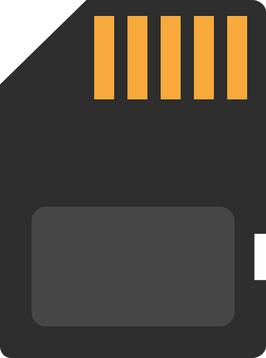 Secure Digital SD card Transparent PNG Image