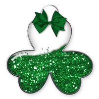 March 17 Patrick Ornament Christmas Shamrock Saint PNG