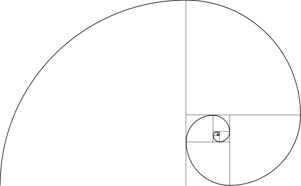 Golden Ratio Spiral Number Fibonacci White Circle PNG Image