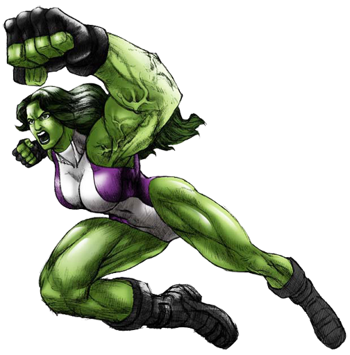 She Hulk Transparent PNG Image