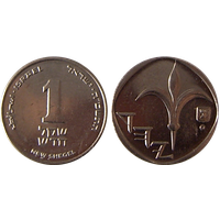 Shekel one PNG