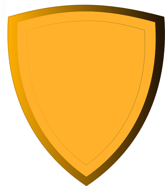 Gold Shield Clip Art Transparent PNG Image