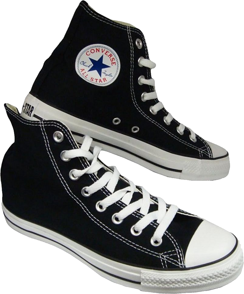 Pic Converse Black Shoes Free HD Image PNG Image