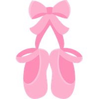 Ballet Shoes - Pink ballet shoes with ribbon tied around ankle - CleanPNG /  KissPNG