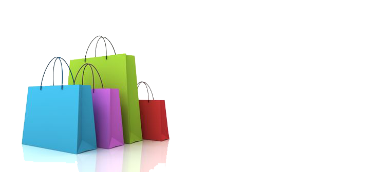 Shopping discount bag transparent