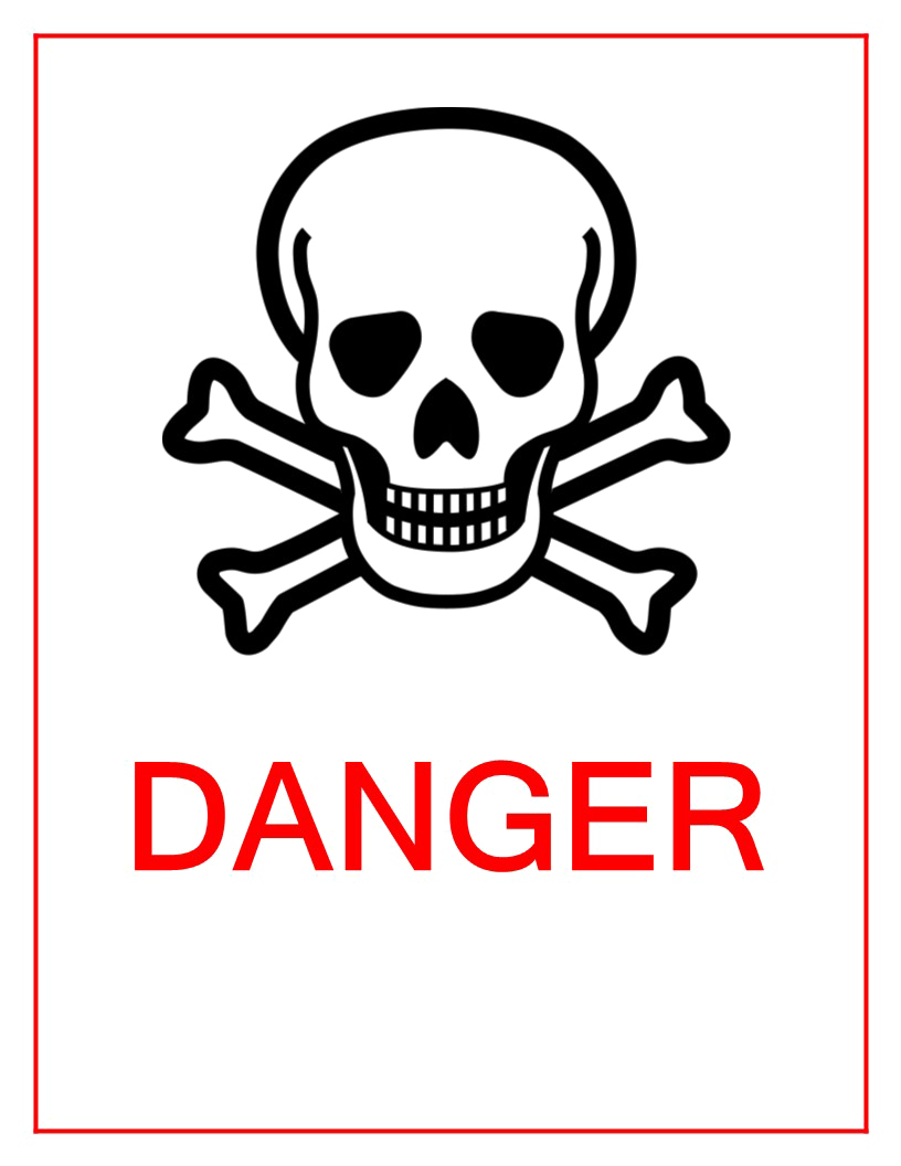 Danger Sign Image Free Clipart HQ PNG Image