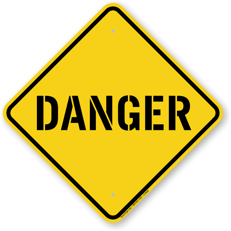 Danger Sign Download Free Image Transparent PNG Image