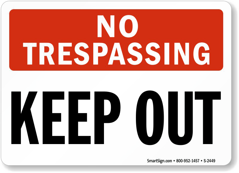 No Trespassing Sign HD PNG Free Photo PNG Image