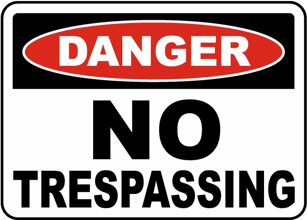 No Trespassing Sign Image Free Download Image PNG Image