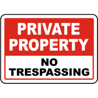 No Trespassing Sign HD PNG Free Photo Transparent HQ PNG Download ...