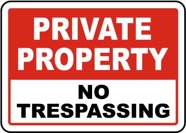 Download No Trespassing Sign Free Hq Image Hq Png Image Freepngimg 1477