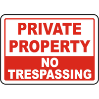 No Trespassing Sign HD PNG Free Photo Transparent HQ PNG Download ...