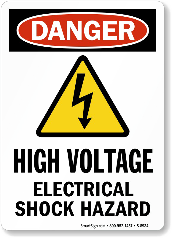 High Voltage Sign PNG Free Photo PNG Image